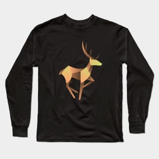 geometric deer Long Sleeve T-Shirt